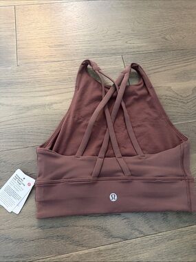 lululemon athletica Strappy Sports Bra - DKOX Brown Latte